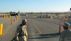 Military Checkpoint Highway 5 Baja California Mexico Baja California Mexico Military