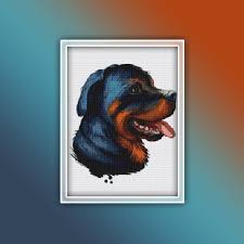 Free cat birthday card cross stitch pattern. Rottweiler 1 Cross Stitch Pattern Pdf