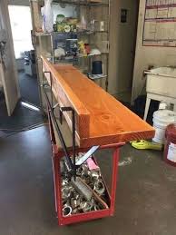 Many clear coats can yellow over time. Diy Balcony Bar Top Hometalk