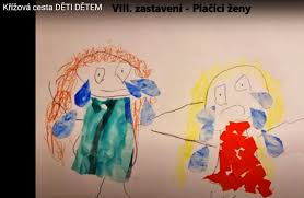 Ježíš je sňat z kříže a odevzdán matce. Krizova Cesta Pro Deti A Od Deti Vira Pro Deti