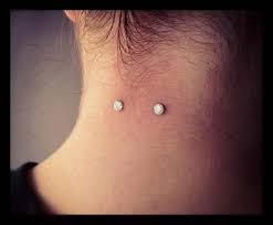 Get A Nape Piercing Check Check Check Nape Piercing Body Piercings Dermal Piercing