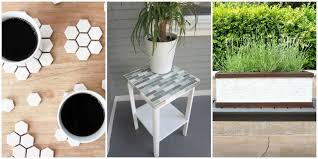 Transform an old coffee table with shimmering mosaic tiles. Crafts With Leftover Tile Diy Tile Projects