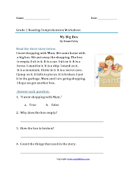 For classrooms or at home. Excelent Reading Comprehension Worksheets Simple Stories Samsfriedchickenanddonuts