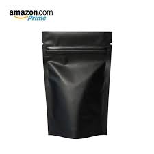 100pcs Matte Black Double Sided Mylar Bags Reusable Stand Up Pouch 8 5x13cm 3 3x5 1in Mylar Trees To Plant Stand Up