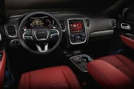2015 Dodge Durango R T Adds Optional Radar Red Nappa Leather Seats Dodge Durango Dodge Dodge Durango Interior