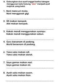 Maybe you would like to learn more about one of these? Ayat Tunggal Dan Ayat Majmuk Worksheet