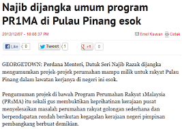Pr1ma bertanggungjawab untuk merancang, membangun. Perumahan Rakyat 1 Malaysia Nadi Rakyat Putrajaya