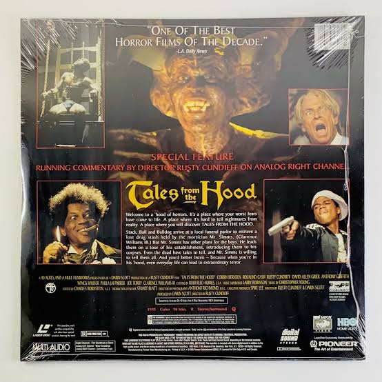 TALES FROM THE HOOD Sealed Laserdisc Not Vhs MINTY High Grade Horror NM New  13023460362| eBay