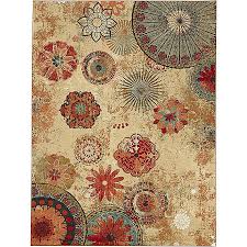 The classic pattern will compliment any décor. Mohawk Home Alexa Medallion Indoor Outdoor Area Rug Bed Bath Beyond