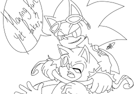 A huge stock of sonic the hedgehog coloring pages. Sonic Free Riders Coloring Pages Super Kins Author