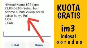 Cara Mendapatkan Kuota Gratis 1gb Indosat Tanpa Aplikasi Trik Internet Gratis Indosat Terbaru Akses Whatsapp Path Bbm Work Indosat Menjadi Salah Satu Perusahaan Penyedia Jasa Telekomunikasi Untuk Pengguna Telepon Mengikuti