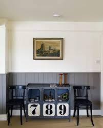 Chair rails/pencils, flooring & walls, slate related products. The Right Backdrop For Art Is Bold Or Maybe It S Neutral Published 2018 Architectural Features Drawing Room Blue Painted Paneling