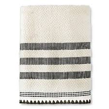 Black And White Striped Bath Towels Striped Embroidered Bath Towel Cream X2f Black Threshold Target Embroidered Bath Towels White Hand Towels Bath Towels