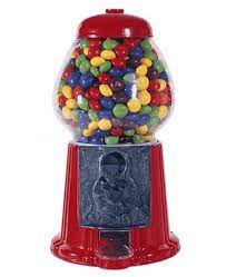 From Cassi For Bethany 3 Gumball Machines With A Supscrption For Candy Every Month Bubble Gum Machine Gumball Machine Bazooka Bubble Gum
