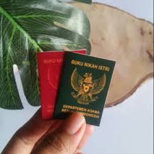 Check spelling or type a new query. Rp04 Miniatur Buku Nikah Replika Buku Nikah Untuk Mahar Shopee Indonesia