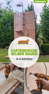 Abkuhlung Gefallig Dann Ist Unsere Gartendusche Zum Selberbauen Genau Das Richtige Wir Zeigen Dir Wies Geht Gartendusche Selber Bauen Gartendusche Und Gartendusche Holz