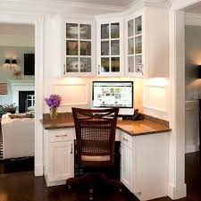Space Saving Built In Office Furniture In Corners Personalizing Modern Interior Design Home Office Design Home Built In Furniture