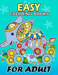 Easy Coloring Books For Adults Flowers And Animals Coloring Book Easy Fun Beautiful Coloring Pages Kodomo Publishing 9781986775885 Amazon Com Books