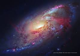 Ra 08 hours 35 minutes 17 seconds, dec +28 degrees 28 minutes 26 seconds. Hubble Astronomie Poster Galaxy M106 Ngc 4258 Nasa Papier A2 Amazon De