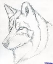 Majestic Wolf Drawing Easy Dog Drawing Simple Pencil Art Drawings