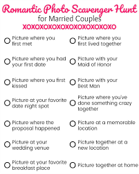 Romantic Birthday Scavenger Hunt For Boyfriend Romantic Photo Scavenger Hunt For Married Couples Photo Scavenger Hunt Scavenger Hunt Birthday Boyfriend Scavenger Hunt