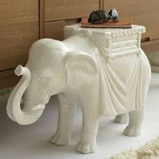 Elephant Side Table 189 Elephant Home Decor Elephant Decor Ceramic Elephant