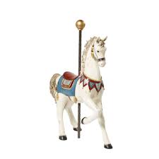 Statue Cheval Ecrue Effet Vieilli H53 Maisons Du Monde Statue Cheval Decoration Cheval Chevaux De Carrousel