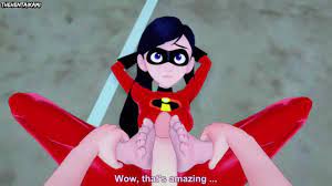 Pés Hentai POV Os Incríveis Violet Parr - Pornhub.com
