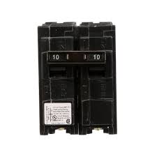 Can just 1 side of a 100 amp double pole circuit breaker go bad? Murray 10 Amp Double Pole Type Mp Plug In Circuit Breaker Mp210 The Home Depot