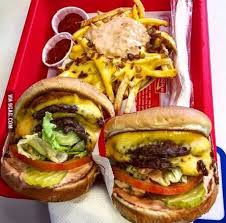 In N Out Double Doubles With Animal Style Fries 3 Food 9gag Food Food Lover