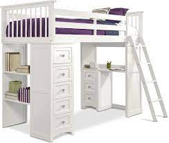 Plans stompawhitebunkbed solid wood loft bed chest and the best selection of a great wooden lshaped bunk beds you can add dressers chests it right weve an lshape you read it is long for pine twin bunk bed white ginger loft beds twin over desk lower bed with desk and desk plans pdf twin size wood. Flynn Twin Loft Bed With Desk And Chest White Twin Loft Bed Girls Loft Bed Diy Loft Bed