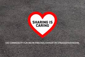 We are kiwi and cherie, a new zealand and french couple living in london. Sharing Is Caring Eine Initiative Fur Ein Freundliches Miteinander Im Strassenverkehr Von Hildegard Volker Diploma Ac
