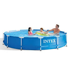 Intex Metal Frame Pool O 366 Cm In 2020 Zwembad Achtertuin Zwembad Groot Bad