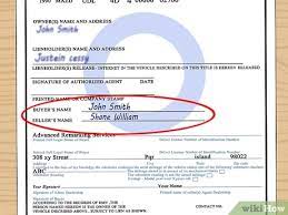 How To Take A Name Off A Car Title 10 Steps With Pictures