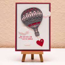 Karte Ballonfahrt Ballonfahrt Geschenk Basteln Karte Hochzeit Karten Basteln