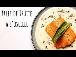 How To Make The Classic French Sorrel Sauce With Trout Fillet French Cuisine Course Youtube French Pastries Recipes Pastry Recipe Book French Cuisine