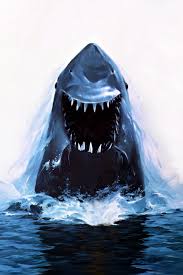 Maybe you would like to learn more about one of these? Was Playing Around With The Jaws 2 Poster During A Smoke Break And Some Random Goober Walking By Said I Should Turn That Frown Upside Down Funny