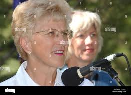 Montana Gov. Judy Martz speaks during her end of term interview, in her  office in the Capitol, in Helena, Mont. Wednesday, Dec. 8, 2004. (AP  Photo/Independent Record, George Lane Stock Photo