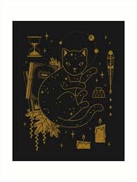 Magical Assistant Art Print By Camille Chew In 2021 Art Art Prints Witch Art