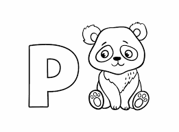 Imagens engraçadas, lindas ilustrações, desenhos para crianças. 18 Desenhos Da Letra P Para Colorir E Imprimir Online Cursos Gratuitos