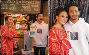 Hi guys, dalam satu scene drama baru jasmine, jasmine kena belajar pakai tudung. Jasmine Suraya