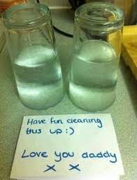 The Child Who Left These Upside Down Glasses Good Pranks April Fools Pranks Pranks
