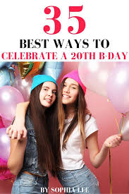 Committing follies, finishing school, entering the world of work, and becoming independent are just some of the many things you may do during this decade and, therefore, it will be the one you will remember with the most affection. Best 20th Birthday Ideas 35 Insanely Fun 20th Birthday Ideas For The Best Day Ever By Sophia Lee Birthday Ideas For Her 20th Birthday My Best Friend S Birthday
