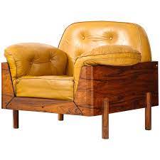 Check leather chair prices, ratings & reviews at flipkart.com. Lounge Chair In Jacaranda And Yellow Leather By J D Moveis E Decoracoes In 2021 Lounge Chair Leather Lounge Chair Chair