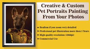 Special gifts for pet lovers! Custom Renaissance Pet Portrait Painting High Quality 24 Hours By Bevector Fiverr