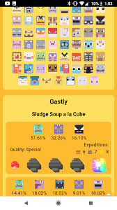 Select a type and scroll to see recipes. Have Tried This Recipe Around 30 Times And Still Haven T Gotten Gastly Yet Help Pokemonquest