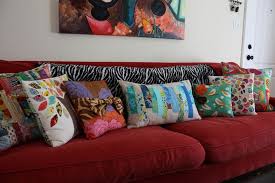 Decorative Sofa Pillows Colorful Redboth Com In 2020 Cushions On Sofa Throw Pillows Living Room Red Sofa Decorating