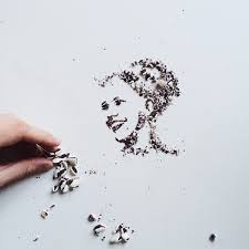 She works by spilling the coffee out onto a table or work. Food Art Italian Artist Giulia Bernardelli Cool Food Dude
