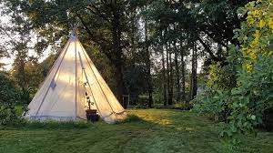 A Tent Blue Ecru Tipi Zelt Kaufen Im Freien Zelt Kaufen