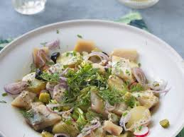 Salade De Pommes De Terre Aux Harengs Fumes Recette Salade Pomme De Terre Hareng Fume Salade Pomme